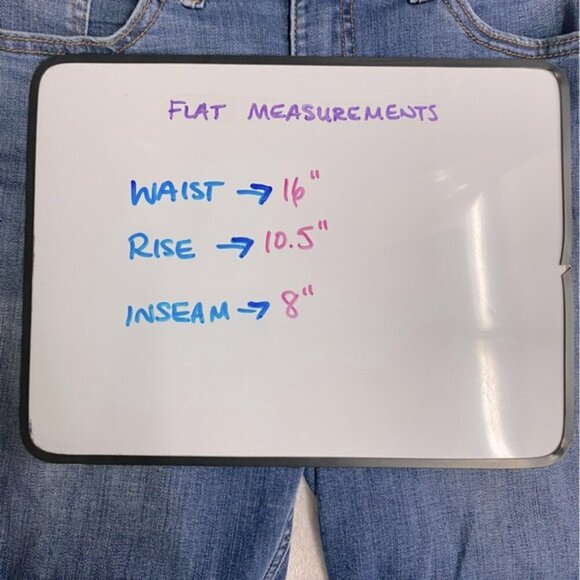 Vintage Lee Riders Med Wash High Rise Denim Jean Shorts 32 - Picture 4 of 11